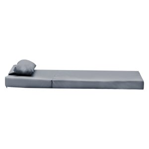 211 000023 3 3 Lounger sunbed Sadie pakoworld fabric grey 65x185x15cmOutdoor furniture > Sunbed cushions