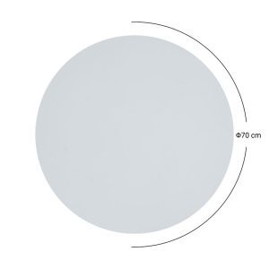 215 000002 4 2 Table surface Fervor pakoworld HPL ivory D69cm 12mm thickProfessional furniture > Table Tops