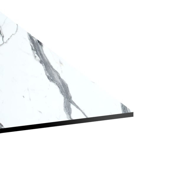 215 000006 3 5 Table top Melody pakoworld HPL white marble 70x70cm thickness 12mmProfessional furniture > Table Tops