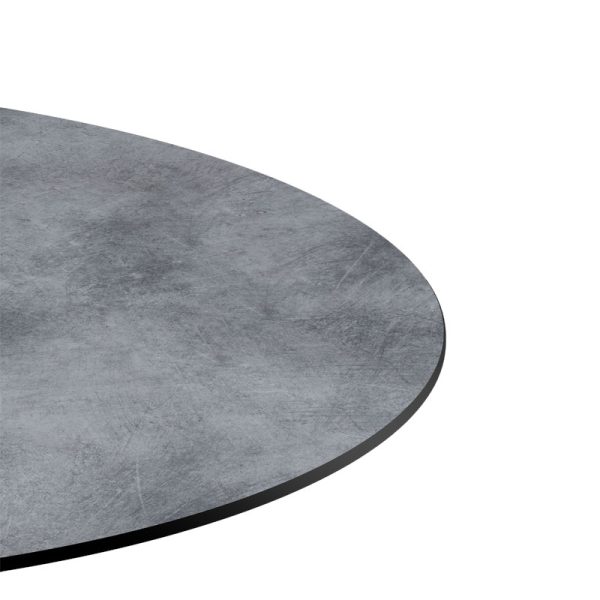 215 000008 3 2 Inspire table top pakoworld HPL gray cement Φ69cm 12mm thickProfessional furniture > Table Tops