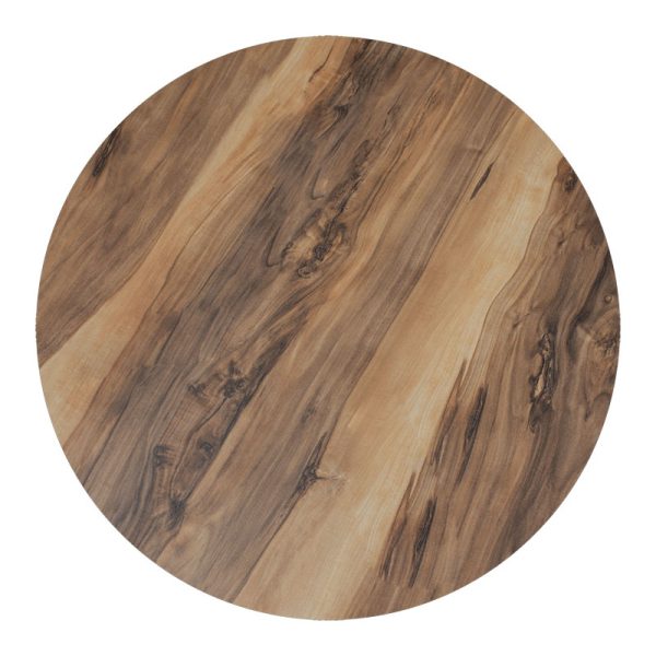 215 000011 1 Table top Noble pakoworld HPL walnut Φ69cm, 12mm thickProfessional furniture > Table Tops