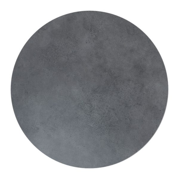 215 000024 4 Table top Sizzle pakoworld Werzalit anthracite cement Φ70cm, 25mm thickProfessional furniture > Table Tops