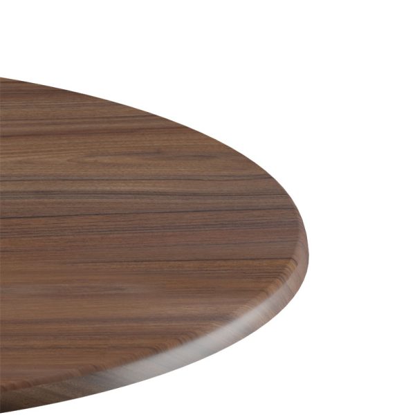 215 000035 2 3 Bounty pakoworld Werzalit walnut table top Φ60cm, 25mm thickProfessional furniture > Table Tops