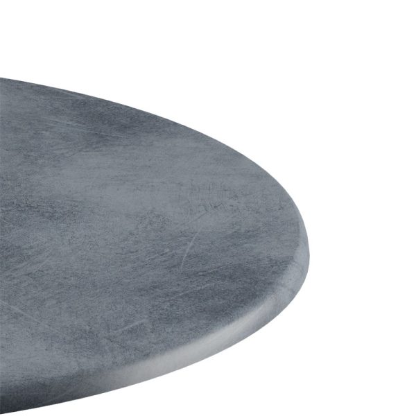 215 000040 2 5 Table top Copious pakoworld Werzalit gray cement I Φ70cm, 25mm thickProfessional furniture > Table Tops