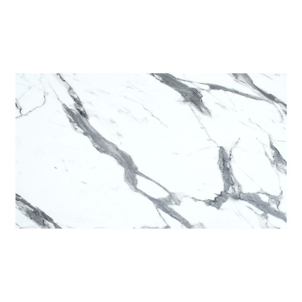 215 000044 Table top Melody pakoworld HPL white marble 69x120cm 12mm thickProfessional furniture > Table Tops