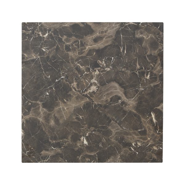 215 000051 Verhia table top pakoworld HPL dark grey marble look 60x60cm 12mm thickProfessional furniture > Table Tops