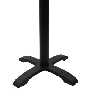 217 000013 2 2 Table base bar medium height Poise pakoworld cast iron four leged black 62x62x94cmProfessional furniture > Table Bases