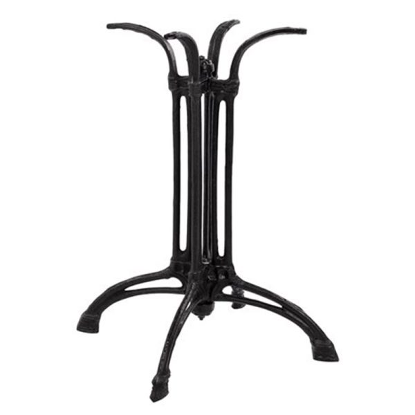 217 000021 4 Table base Jewel pakoworld cast iron four-night black 72cmProfessional furniture > Table Bases