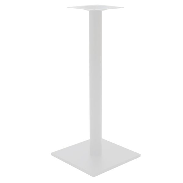 217 000036 4 Table base bar Staid pakoworld metal white 40x40x94cmProfessional furniture > Table Bases