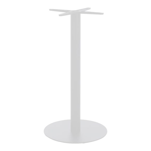217 000041 10 Table base bar Closet pakoworld metal white-black D40x108cmProfessional furniture > Table Bases