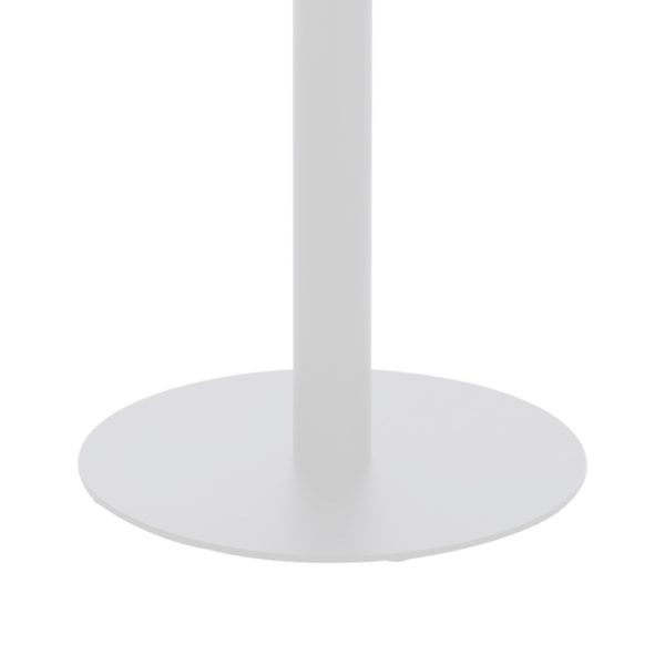 217 000041 2 9 Table base bar Closet pakoworld metal white-black D40x108cmProfessional furniture > Table Bases