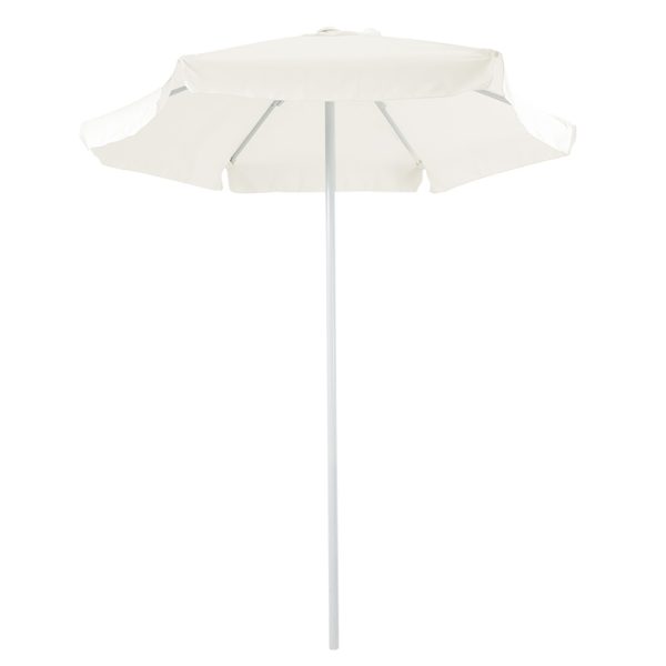 218 000001 11 Umbrella proffessional Mongo pakoworld single piece metal D2m ecruOutdoor furniture > Garden umbrellas