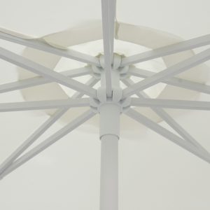 218 000001 2 9 Umbrella proffessional Mongo pakoworld single piece metal D2m ecruOutdoor furniture > Garden umbrellas