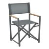 218 000010 9 Kliton-Mabu dining table set of 5 pakoworld aluminum in anthracite shade 80x80x74cmOutdoor furniture > Garden food table