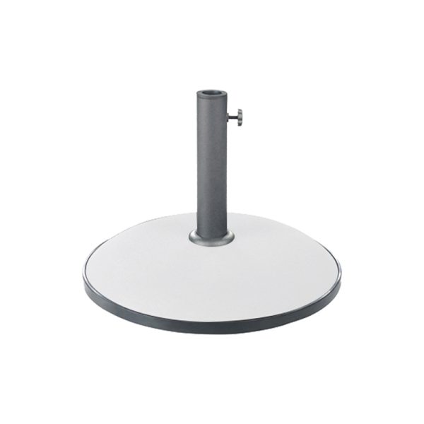 218 000018 7 Cement white ubrella base pakoworld 35kg D50cmOutdoor furniture > Umbrellas bases