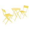 219 000013 10 Watson-Lindaria pakoworld dining table anthracite metal-glass 70x70x70cmOutdoor furniture > Garden food table