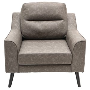 222 000001 3 2 Armchair Lonnie pakoworld PU grey antique 94x95.5x92.5cmSPRING OFFERS