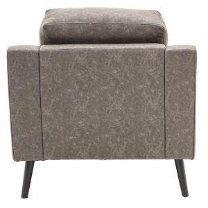 222 000001 4 2 Armchair Lonnie pakoworld PU grey antique 94x95.5x92.5cmSPRING OFFERS