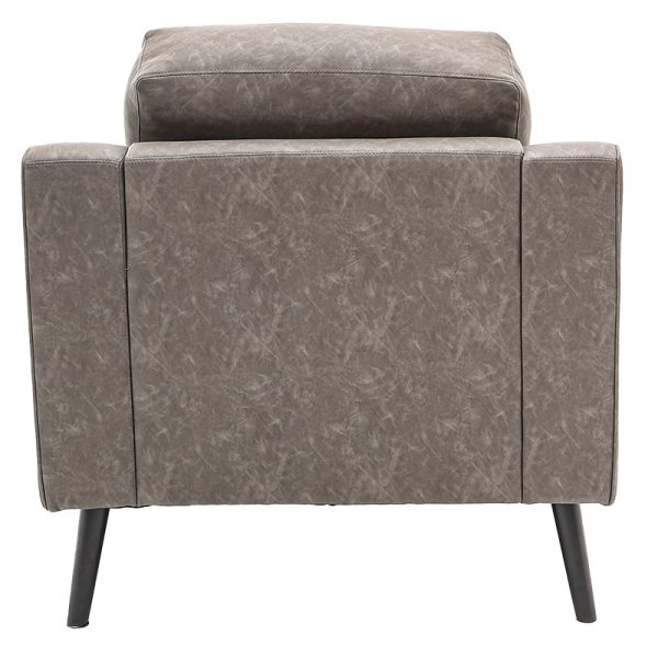 222 000001 4 2 Armchair Lonnie pakoworld PU grey antique 94x95.5x92.5cmSPRING OFFERS