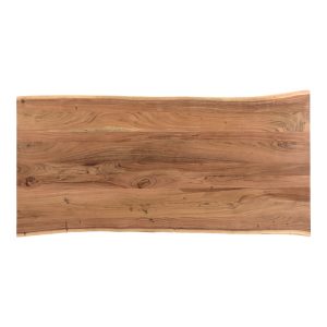 223 000019 3 3 Slim pakoworld table solid acacia wood walnut-leg black 200x100x75.6cmBOHO CHIC > Dining Tables