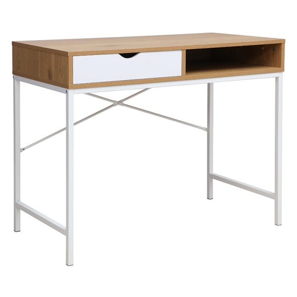 225 000001 2 Work table Taco pakoworld natural-white 95x48x76cmOffice furniture > Working desk