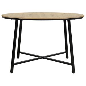 225 000009 2 3 Table Gianno pakoworld natural-black leg D120x76cmIndoor furniture > Dining Tables