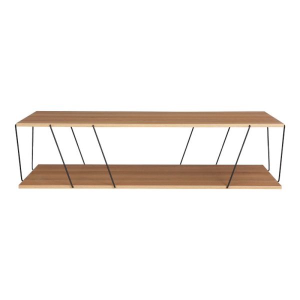 225 000023 2 5 Coffee table Tars pakoworld sonoma-black 120x50x30cmIndoor furniture > Coffee tables