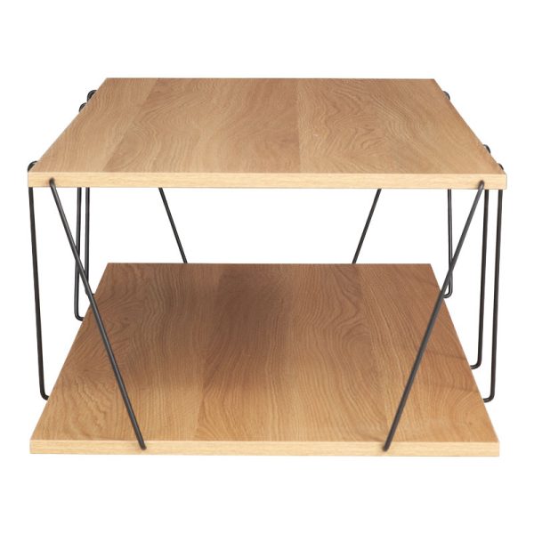225 000023 3 5 Coffee table Tars pakoworld sonoma-black 120x50x30cmIndoor furniture > Coffee tables