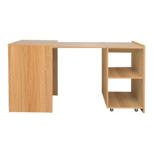 225 000050 2 5 Tivouzal pakoworld polymorphic cabinet-work desk folding sonoma melamine 140x60x72cmSPRING OFFERS