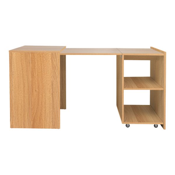 225 000050 2 5 Tivouzal pakoworld polymorphic cabinet-work desk folding sonoma melamine 140x60x72cmSPRING OFFERS