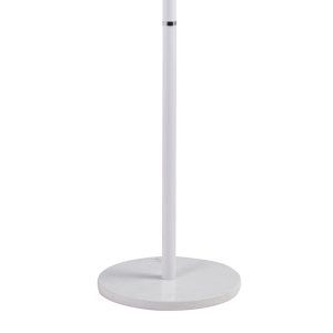 226 000021 2 12 Coat Stand Marianna pakoworld metal white-natural D37x169cmIndoor furniture > Hoods - Hangers