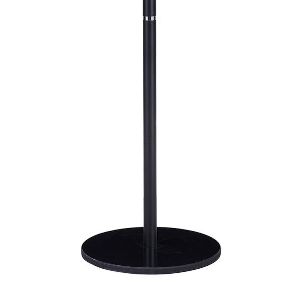 226 000022 2 6 Coat Stand Marianna pakoworld metal black-natural D37x169cmIndoor furniture > Hoods - Hangers