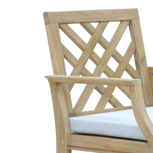 228 000040 4 2 Amalfi bar stool pakoworld solid acacia wood-beige fabric 59x63.5x104.9cmBOHO CHIC > Stools