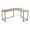 230 000035 9 Coffee table Aisle pakoworld melamine walnut-black D80x45cmSPRING OFFERS