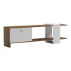 230 000042 8 Divar pakoworld wall shelf in grey color 60x14.5x1.8cmIndoor furniture > Wall shelves