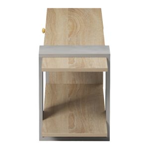 230 000043 4 7 Standi pakoworld TV stand in sonoma-grey cement color 120x25x36.8cmIndoor furniture > TV stands
