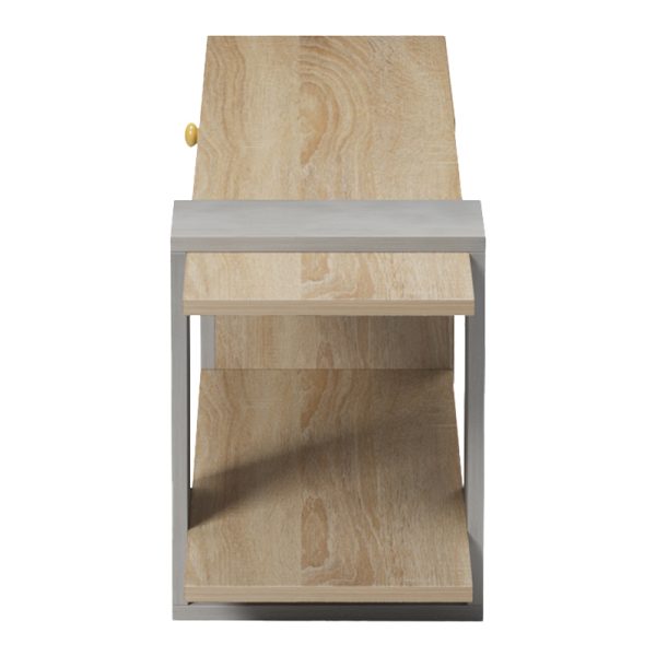 230 000043 4 7 Standi pakoworld TV stand in sonoma-grey cement color 120x25x36.8cmIndoor furniture > TV stands