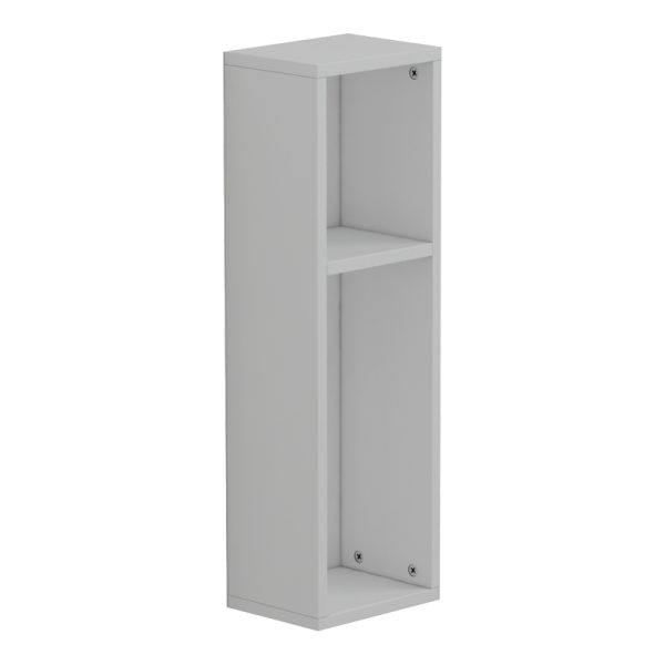 230 000044 2 5 Racks pakoworld wall shelf-bedside table in white 20x15x65cmIndoor furniture > Home organization > Kitchen > Shelves