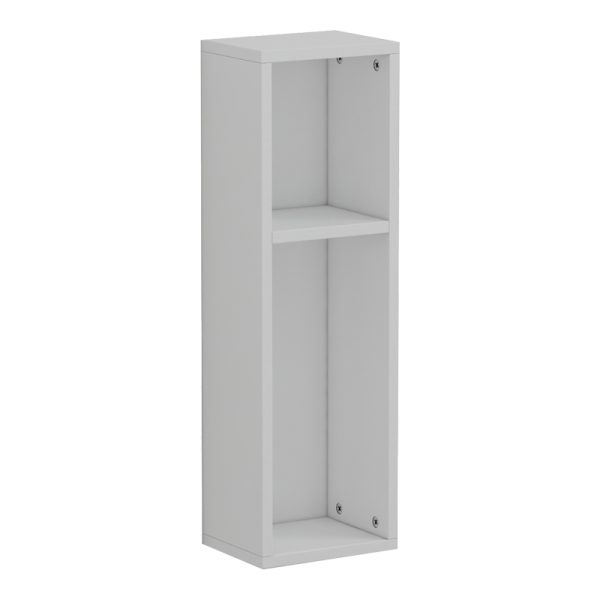 230 000044 7 Racks pakoworld wall shelf-bedside table in white 20x15x65cmIndoor furniture > Home organization > Kitchen > Shelves