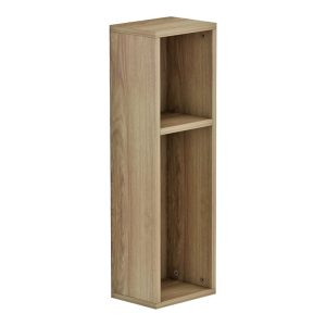 230 000045 2 4 Racks pakoworld wall shelf-bedside table in sonoma shade 20x15x65cmIndoor furniture > Home organization > Kitchen > Shelves