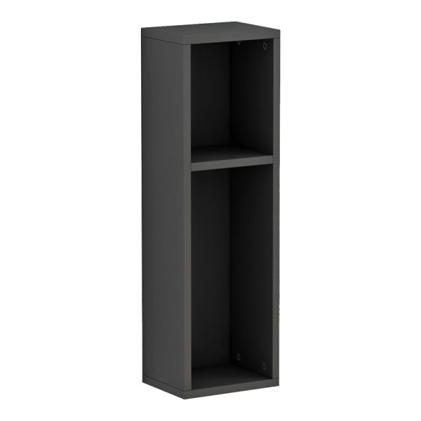 230 000046 11 Racks pakoworld wall shelf-bedside table in gray shade 20x15x65cmIndoor furniture > Home organization > Kitchen > Shelves