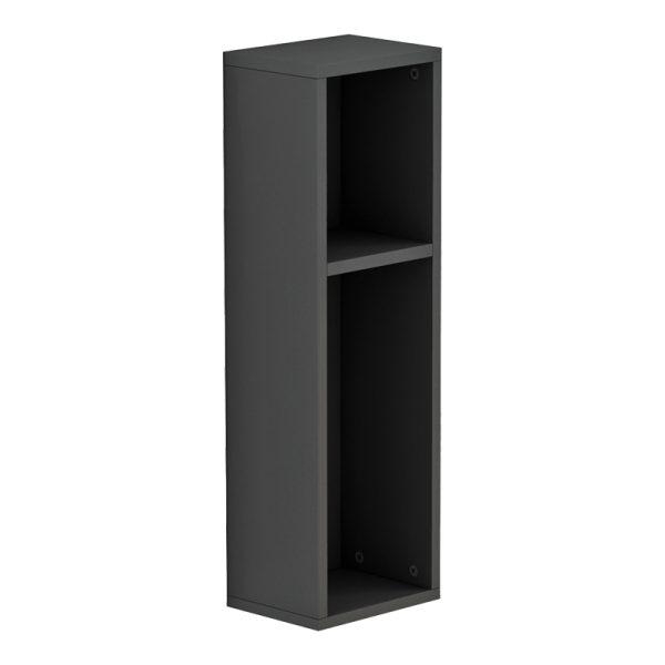 230 000046 2 9 Racks pakoworld wall shelf-bedside table in gray shade 20x15x65cmIndoor furniture > Home organization > Kitchen > Shelves