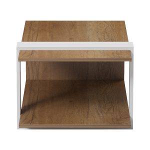230 000047 3 6 Coffee table Masasi pakoworld in natural-white color 80x50x35cmIndoor furniture > Coffee tables