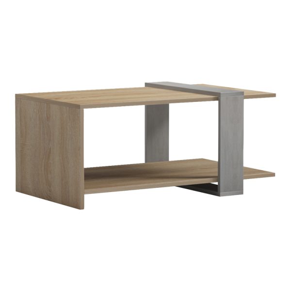 230 000048 17 Coffee table Masasi pakoworld in sonoma-grey cement color 80x50x35cmIndoor furniture > Coffee tables