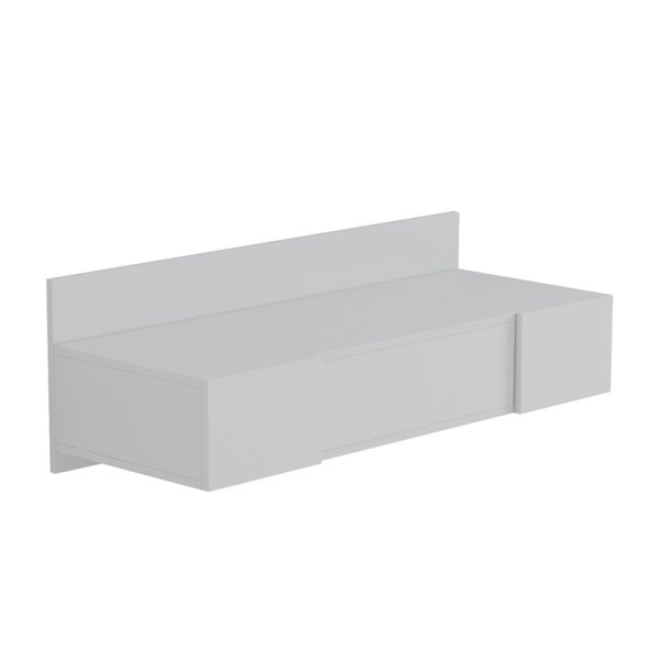 230 000049 3 5 Dressing table Paltar pakoworld melamine in white color 100x39.1x33cmIndoor furniture > Drawers-consoles