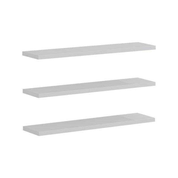 230 000051 10 Divar pakoworld wall shelf in white color 60x14.5x1.8cmIndoor furniture > Wall shelves