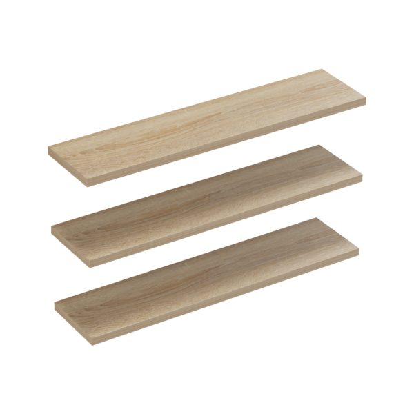 230 000052 2 9 Divar pakoworld melamine wall shelf in sonoma color 60x14.5x1.8cmIndoor furniture > Wall shelves