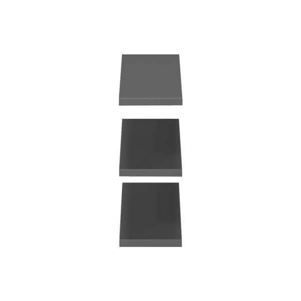 230 000053 2 4 Divar pakoworld wall shelf in grey color 60x14.5x1.8cmIndoor furniture > Wall shelves