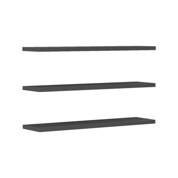 230 000053 6 Divar pakoworld wall shelf in grey color 60x14.5x1.8cmIndoor furniture > Wall shelves