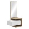 230 000054 6 Racks pakoworld wall shelf-bedside table in sonoma shade 20x15x65cmIndoor furniture > Home organization > Kitchen > Shelves